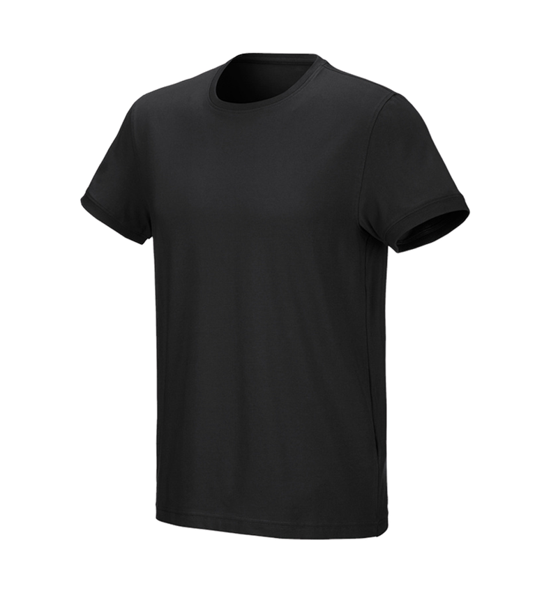 Koszulki | Pulower | Koszule: e.s. Koszulka cotton stretch + czarny 3