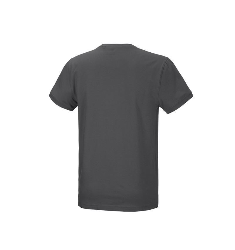 Koszulki | Pulower | Koszule: e.s. Koszulka cotton stretch + antracytowy 4
