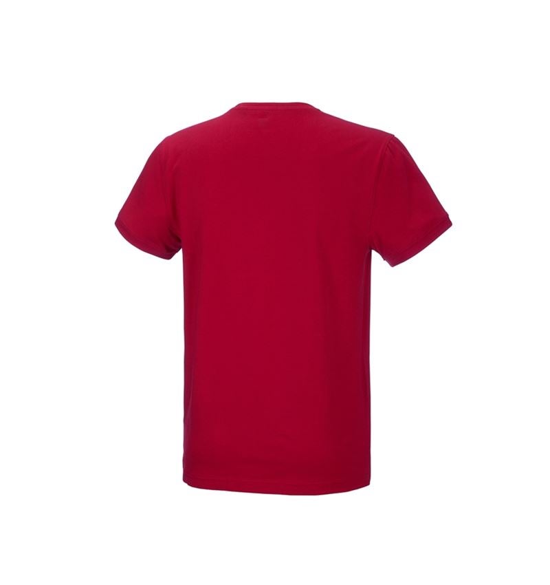 Koszulki | Pulower | Koszule: e.s. Koszulka cotton stretch + ognistoczerwony 3