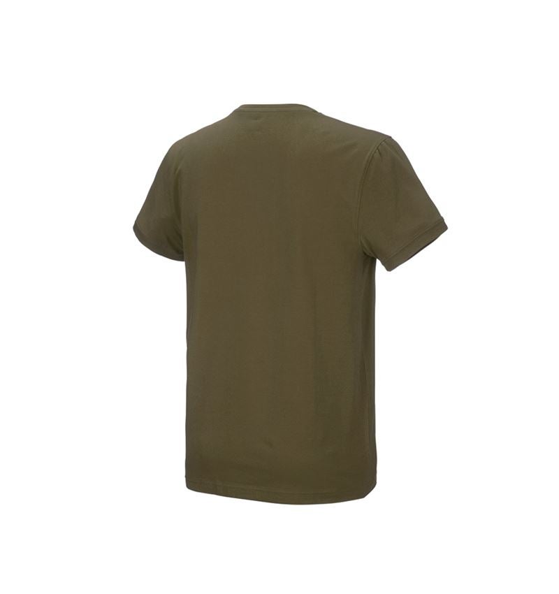 Koszulki | Pulower | Koszule: e.s. Koszulka cotton stretch + błotnista zieleń 3