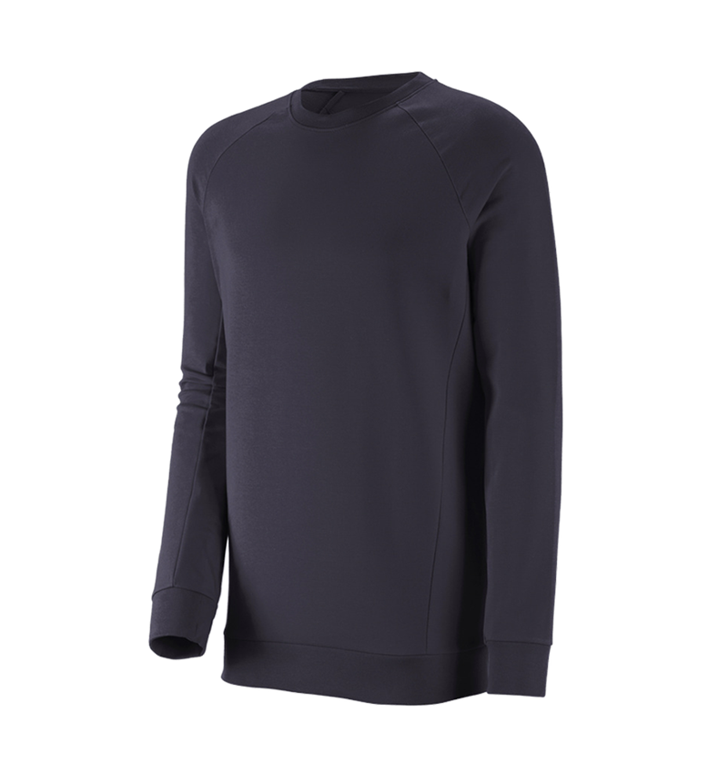 Koszulki | Pulower | Koszule: e.s. Bluza cotton stretch, long fit + granatowy 2