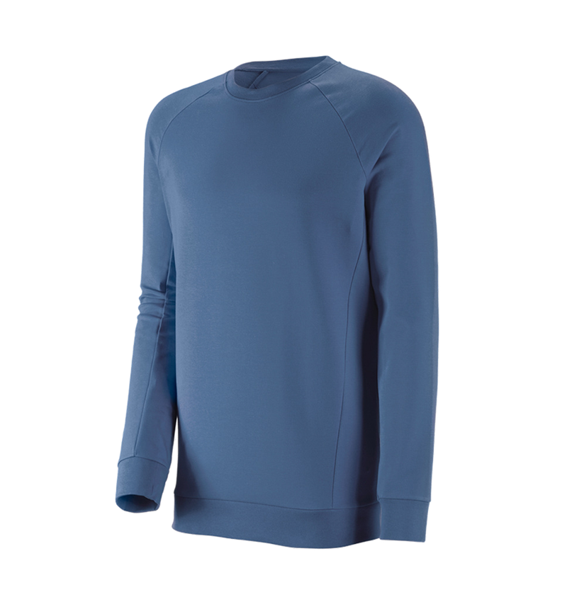 Koszulki | Pulower | Koszule: e.s. Bluza cotton stretch, long fit + kobaltowy 2