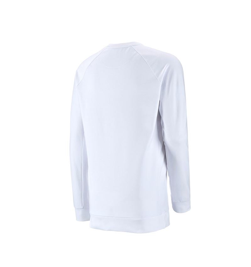 Koszulki | Pulower | Koszule: e.s. Bluza cotton stretch, long fit + biały 3