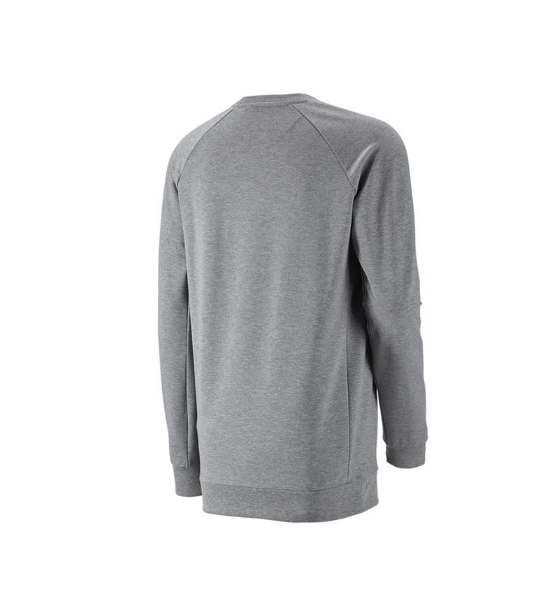 Koszulki | Pulower | Koszule: e.s. Bluza cotton stretch, long fit + szary melanżowy 3