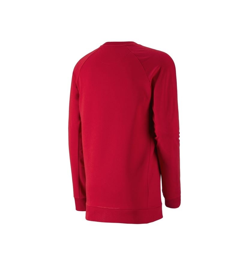 Koszulki | Pulower | Koszule: e.s. Bluza cotton stretch, long fit + ognistoczerwony 3