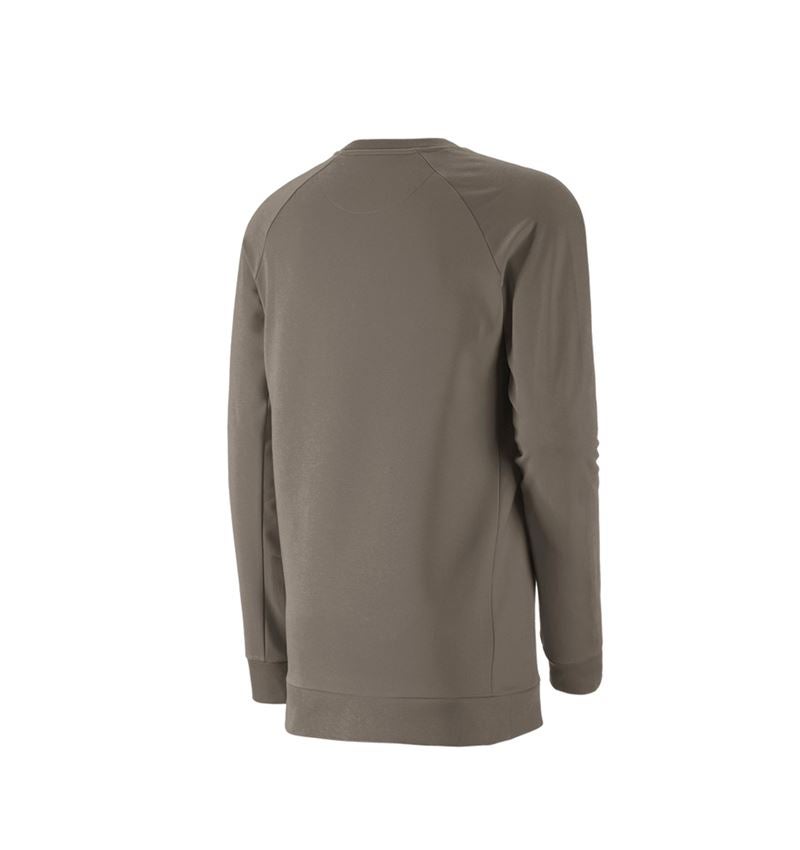Koszulki | Pulower | Koszule: e.s. Bluza cotton stretch, long fit + kamienny 3
