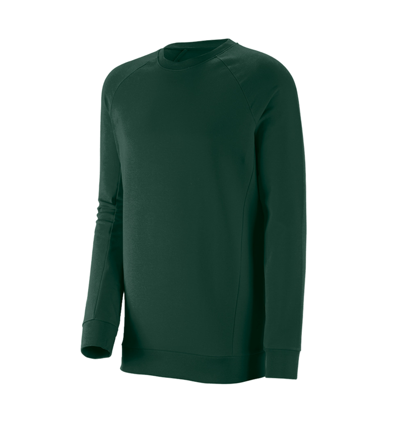 Koszulki | Pulower | Koszule: e.s. Bluza cotton stretch, long fit + zielony 2