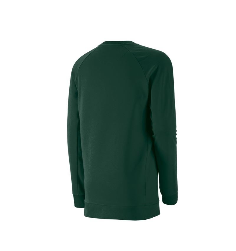 Koszulki | Pulower | Koszule: e.s. Bluza cotton stretch, long fit + zielony 3
