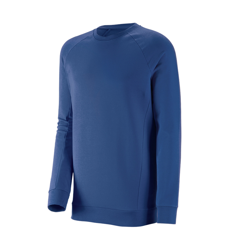 Koszulki | Pulower | Koszule: e.s. Bluza cotton stretch, long fit + błękit alkaliczny 2