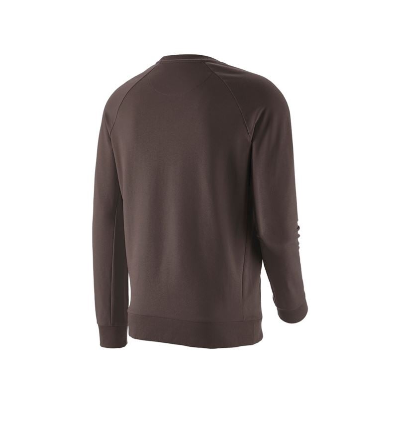 Koszulki | Pulower | Koszule: e.s. Bluza cotton stretch + kasztanowy 6