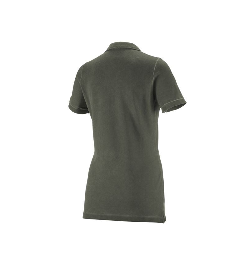 Tematy: e.s. Koszulka polo vintage cotton stretch, damska + zielony kamuflażowy vintage 8