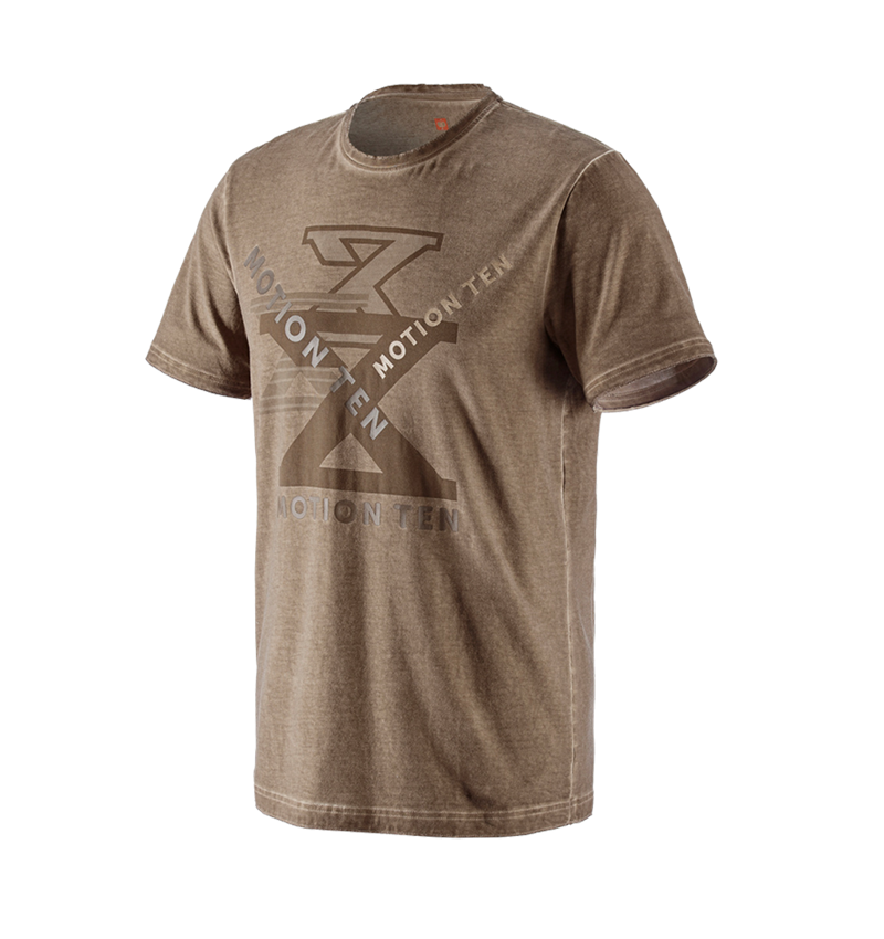 Koszulki | Pulower | Koszule: Koszulka e.s.motion ten + popielaty brąz vintage 1