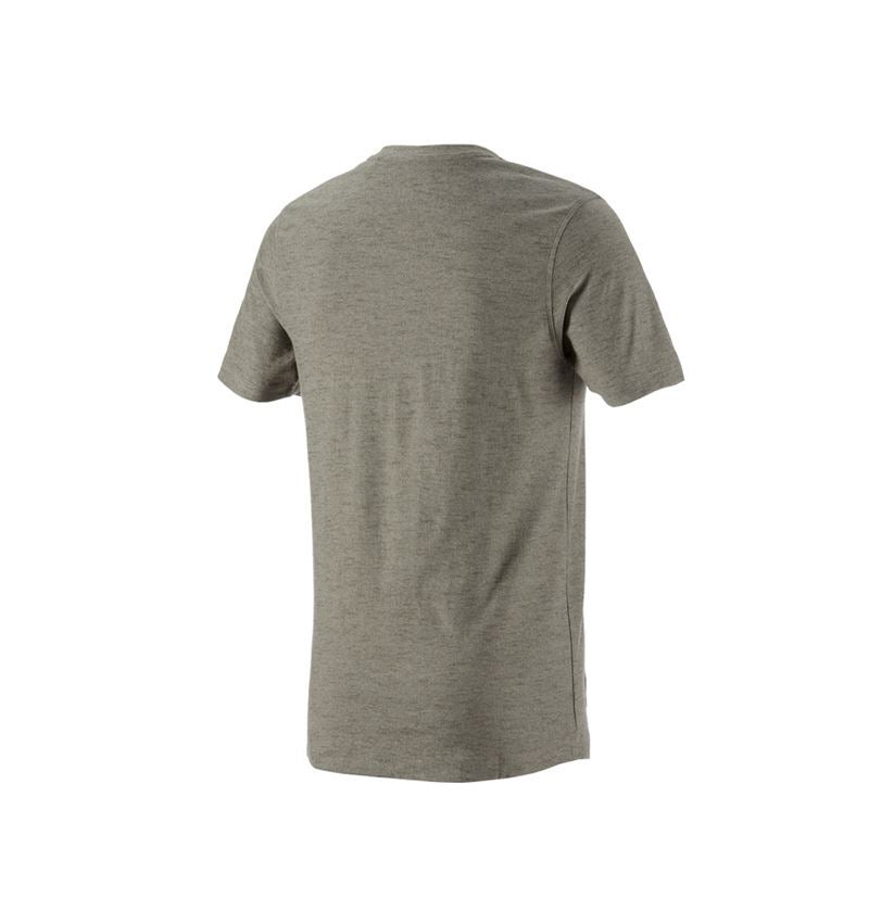 Koszulki | Pulower | Koszule: Koszulka e.s.vintage + zielony kamuflażowy melanżowy 3