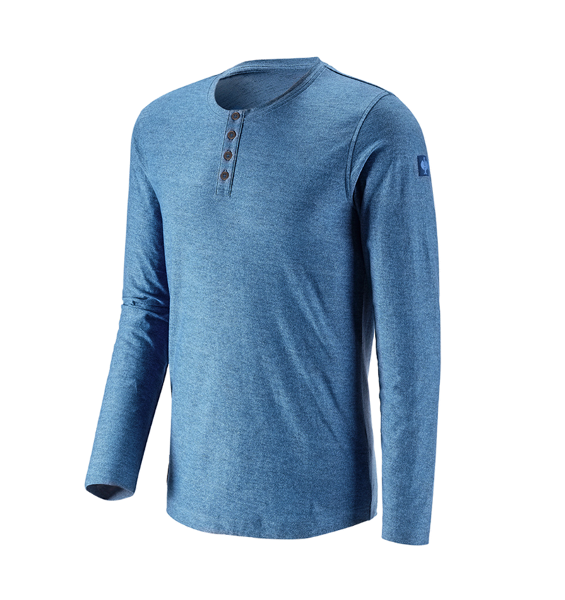 Koszulki | Pulower | Koszule: Bluzka długi rękaw e.s.vintage + niebieski arktyczny melanżowy 2