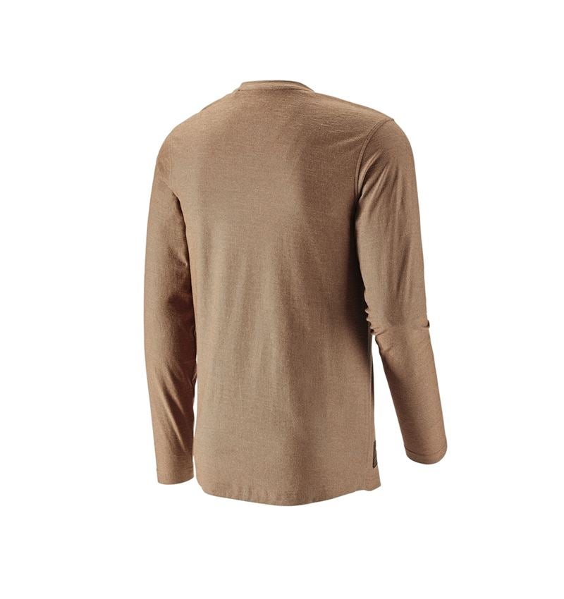 Koszulki | Pulower | Koszule: Bluzka długi rękaw e.s.vintage + sepia melanżowy 3