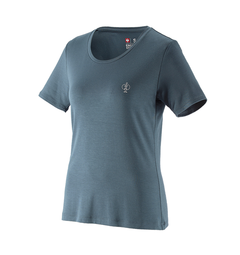Koszulki | Pulower | Bluzki: Koszulka Modal e.s. ventura vintage, damska + błękit żelazowy 2