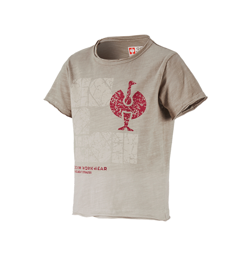 Koszulki | Pulower | Bluzki: e.s. Koszulka denim workwear, dziecięca + taupe vintage 1