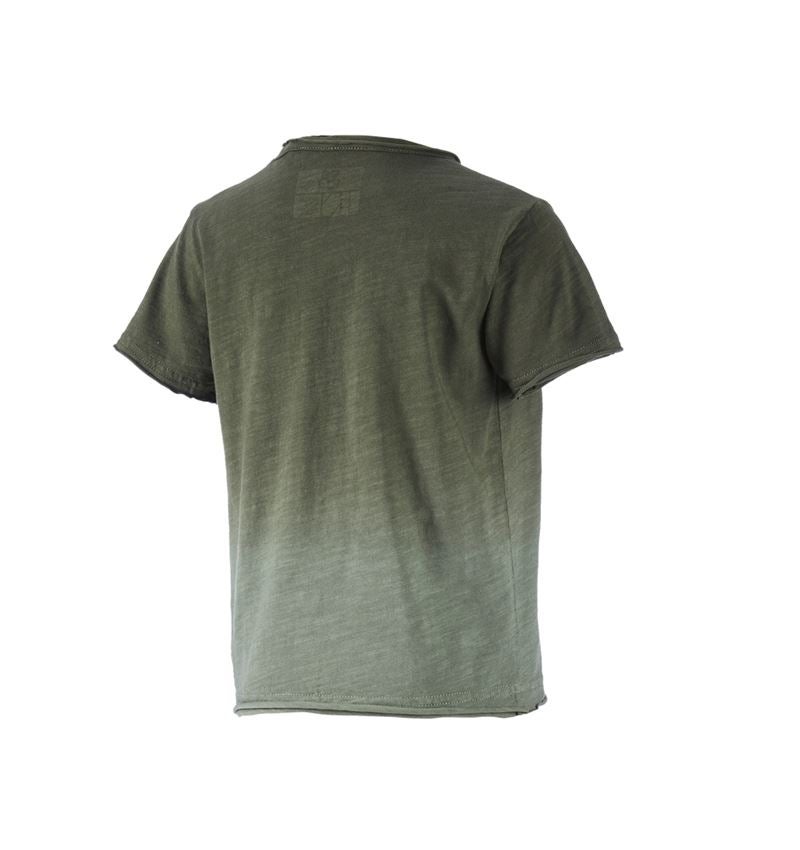 Koszulki | Pulower | Bluzki: e.s. Koszulka denim workwear, dziecięca + zielony kamuflażowy vintage 2