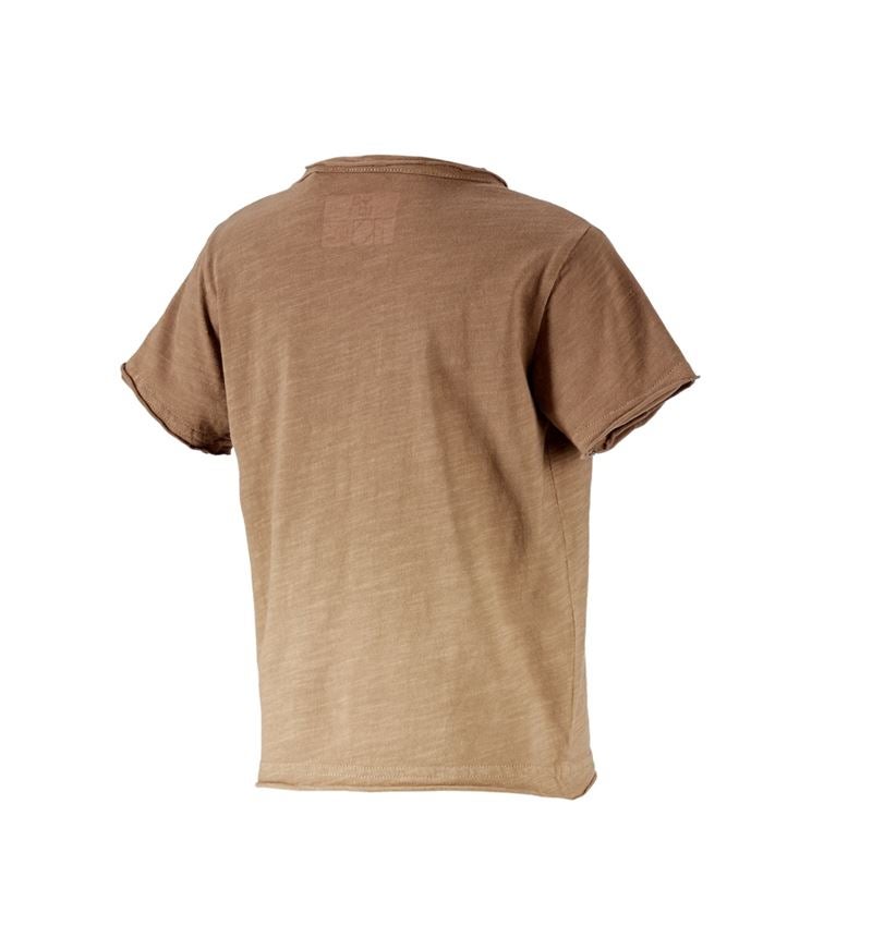 Koszulki | Pulower | Bluzki: e.s. Koszulka denim workwear, dziecięca + jasnobrązowy vintage 2