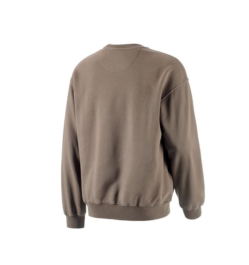Koszulki | Pulower | Koszule: Bluza oversize e.s.motion ten + brązowy pekan vintage 4
