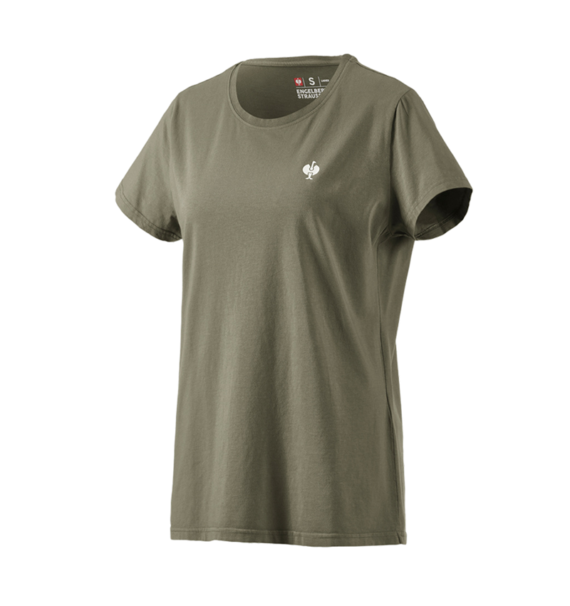 Koszulki | Pulower | Bluzki: Koszulka e.s.motion ten pure, damska + zielony bagienny vintage 3