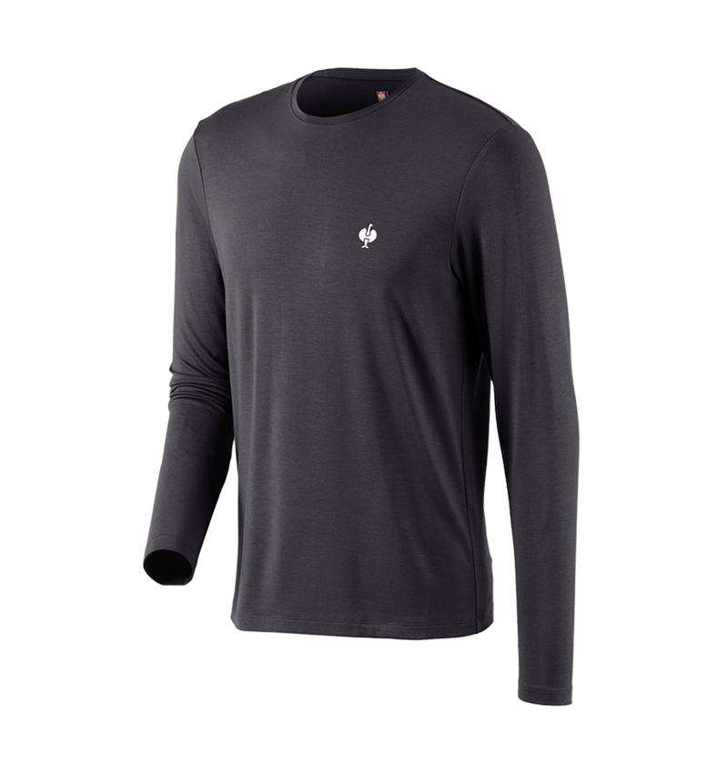 Koszulki | Pulower | Koszule: Modal-Bluzka długi rękaw e.s.concrete + czarny 2