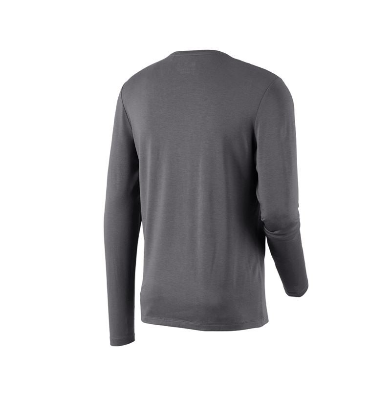 Koszulki | Pulower | Koszule: Modal-Bluzka długi rękaw e.s.concrete + antracytowy 1