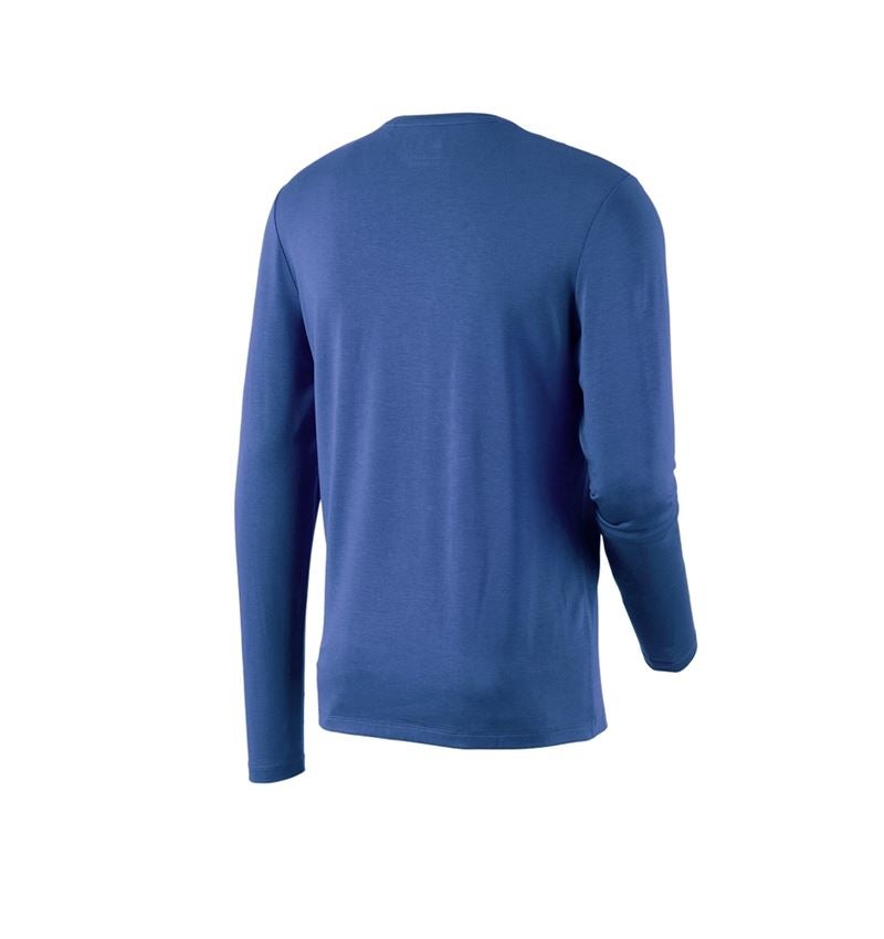 Koszulki | Pulower | Koszule: Modal-Bluzka długi rękaw e.s.concrete + błękit alkaliczny 4