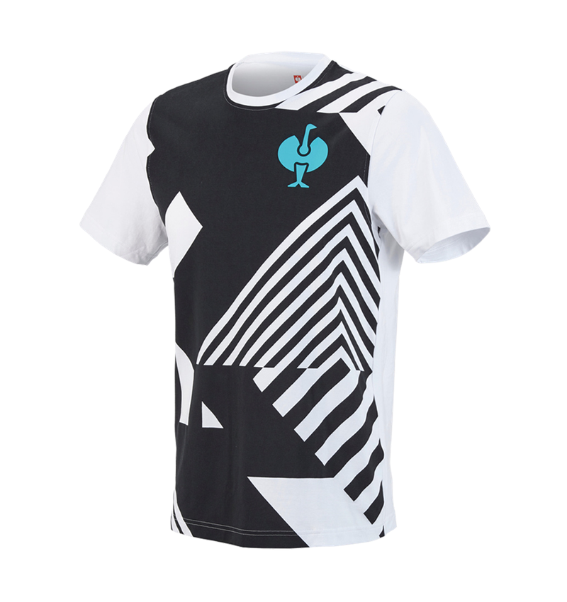 Koszulki | Pulower | Koszule: Koszulka e.s.trail graphic + czarny/biały 2