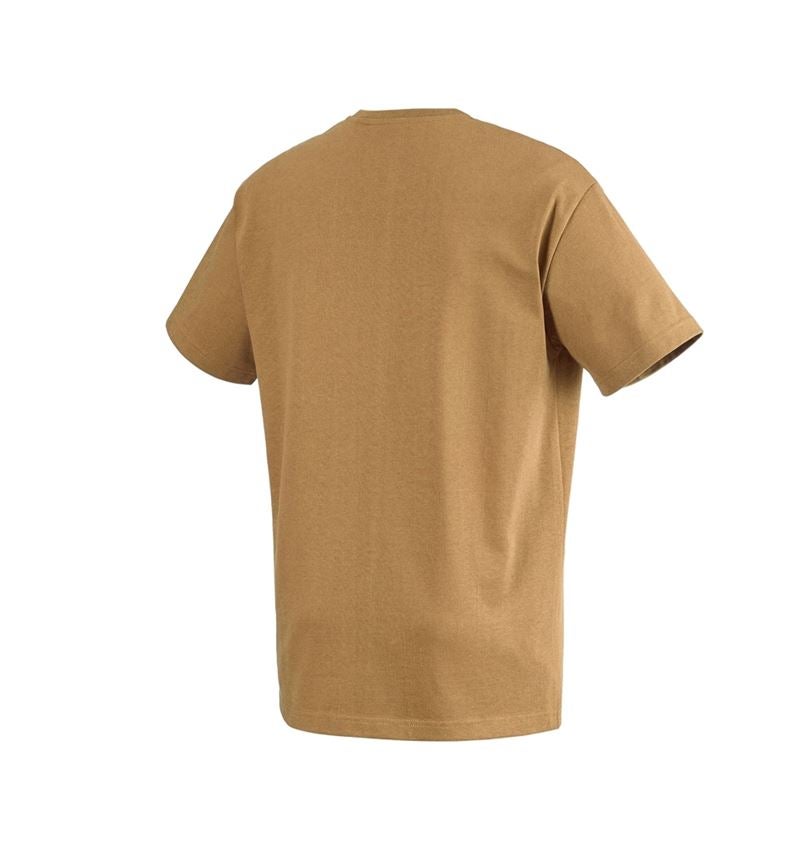 Koszulki | Pulower | Koszule: Koszulka heavy e.s.iconic + migdałowy brąz 6
