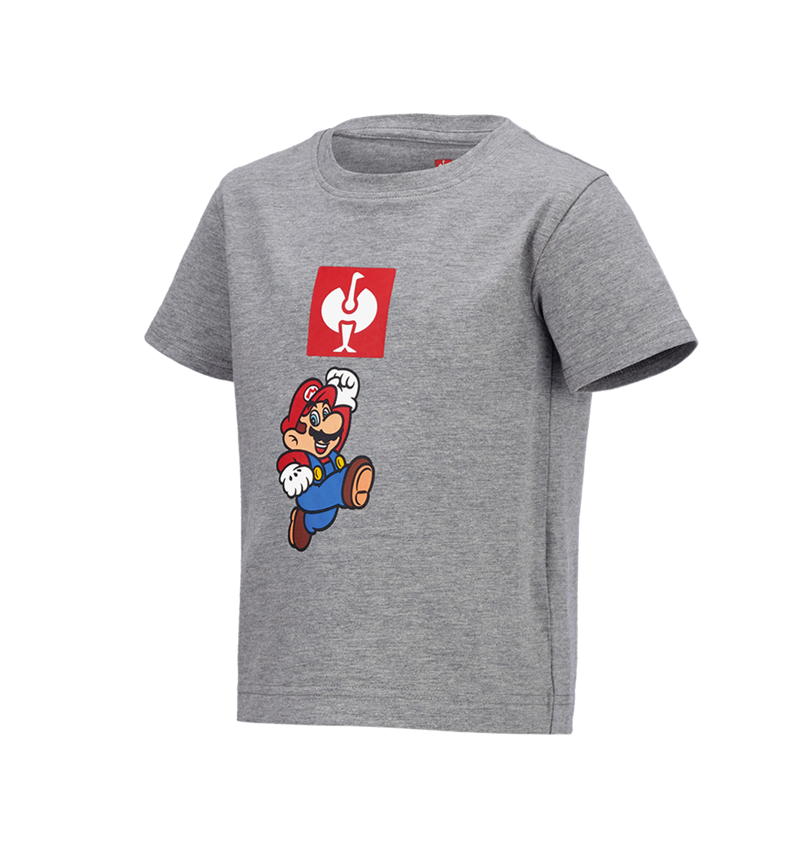 Koszulki | Pulower | Bluzki: Super Mario Koszulka, dziecięca + szary melanżowy 2