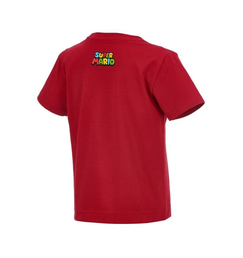 Koszulki | Pulower | Bluzki: Super Mario Koszulka, dziecięca + ognistoczerwony 3