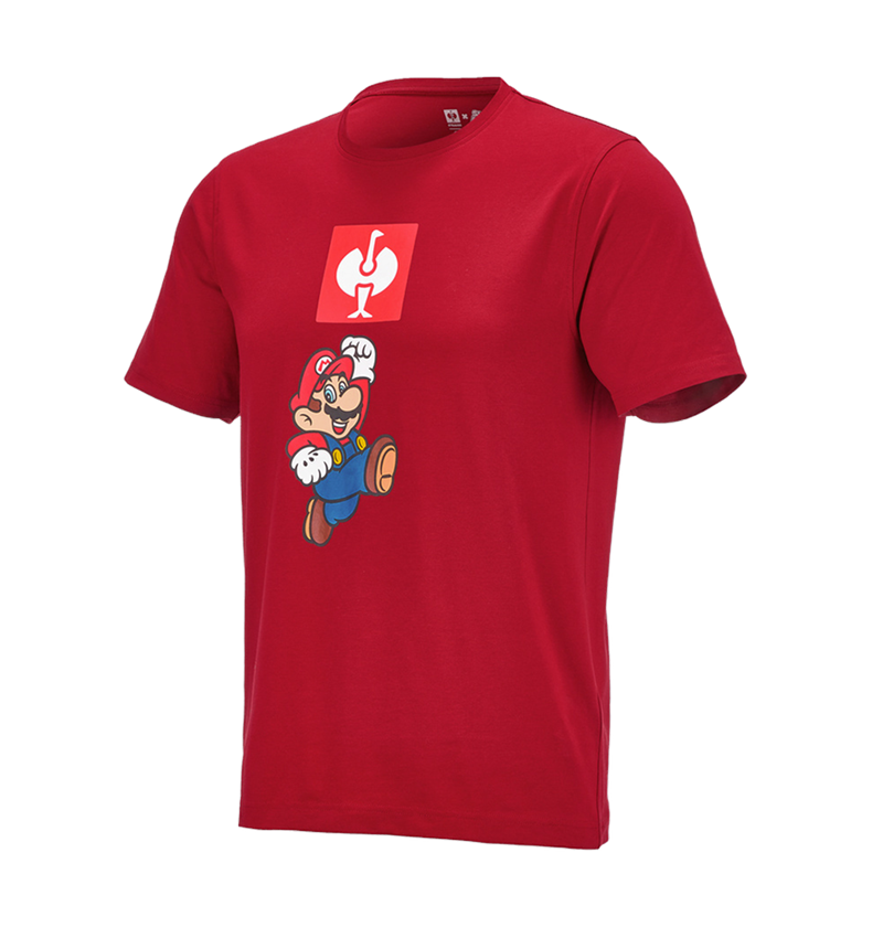 Współpraca: Super Mario Koszulka, męska + ognistoczerwony 2