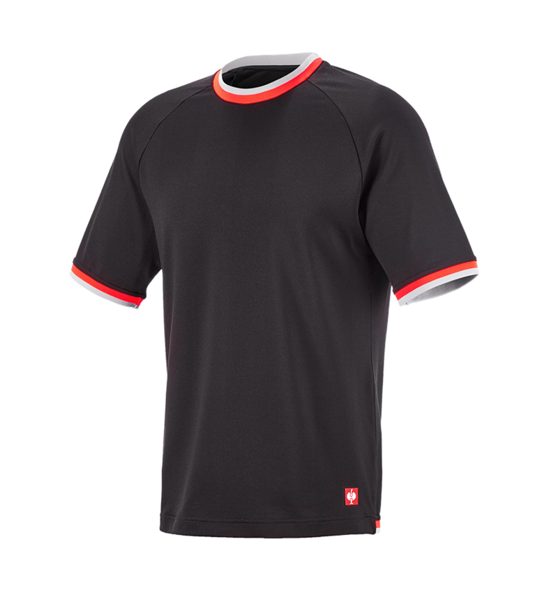 Odzież: Koszulka funkcyjna e.s.ambition + czarny/czerwony ostrzegawczy 6