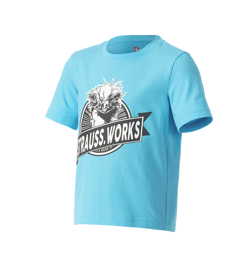 Koszulki | Pulower | Bluzki: e.s. Koszulka strauss works, dziecięca + lapisowy turkus 4