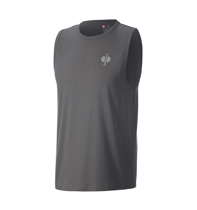 Odzież: Koszulka sportowa e.s.iconic + karbonowym szary 3