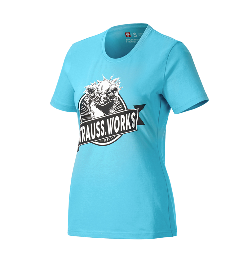 Koszulki | Pulower | Bluzki: e.s. Koszulka strauss works, damska + lapisowy turkus 4