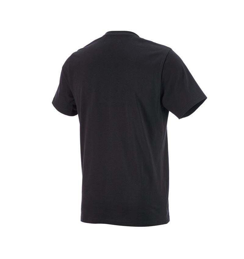 Odzież: e.s. Koszulka strauss works + czarny/biały 3