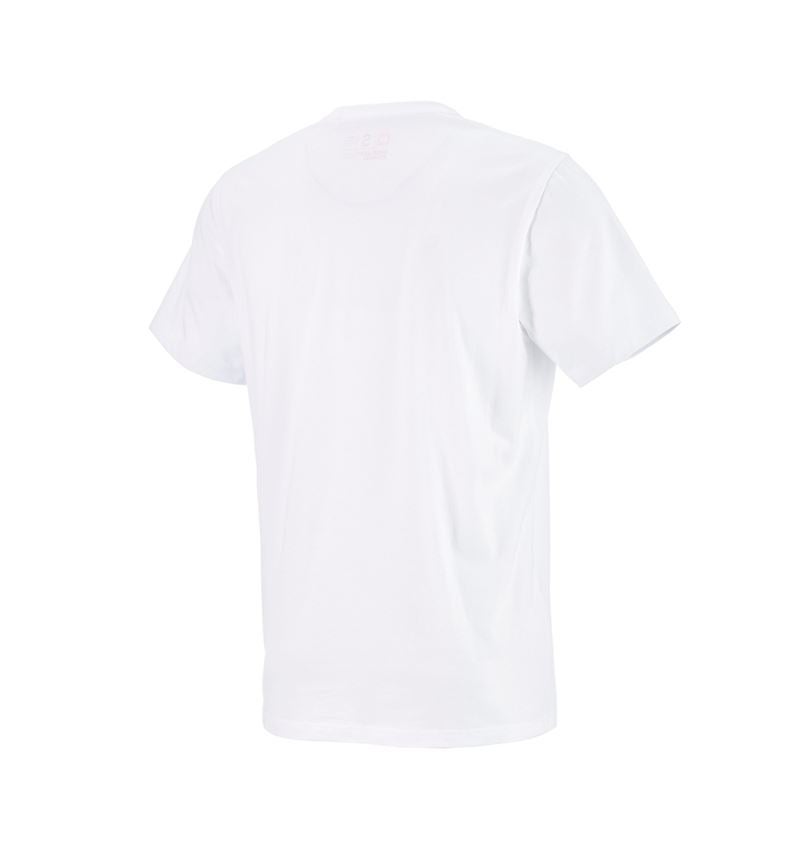 Odzież: e.s. Koszulka strauss works + biały 1