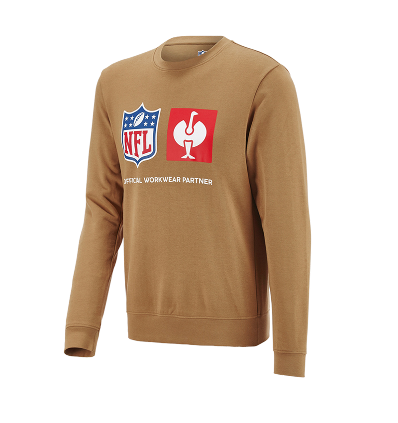 Współpraca: NFL Sweatshirt cotton + migdałowy brąz 3