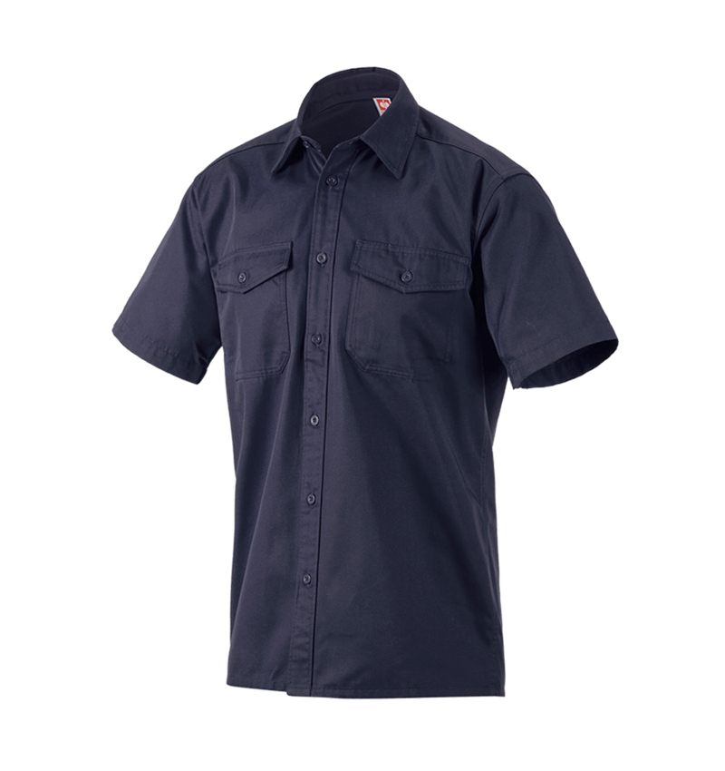 Koszulki | Pulower | Koszule: Koszule robocze e.s.classic, krótki rękaw + granatowy 2