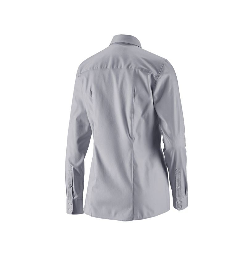 Koszulki | Pulower | Bluzki: e.s. Bluzka biznesowa cotton str., damska reg.fit + szary mglisty 3