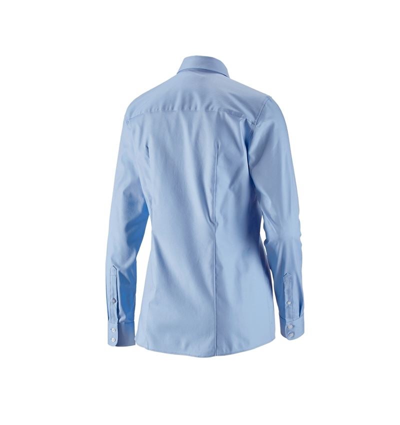 Koszulki | Pulower | Bluzki: e.s. Bluzka biznesowa cotton str., damska reg.fit + mroźny błękit 3