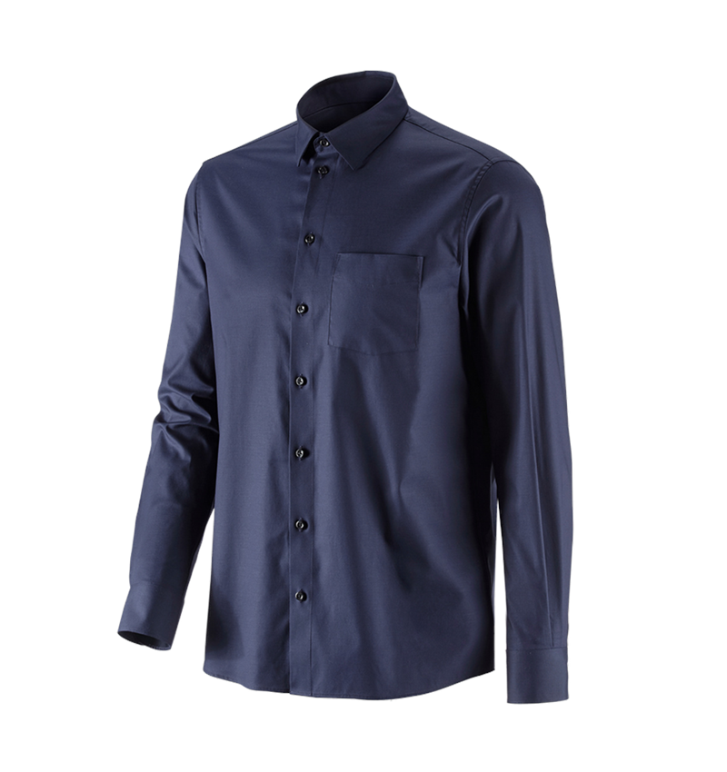 Koszulki | Pulower | Koszule: e.s. Koszula biznesowa cotton stretch, comfort fit + granatowy 4