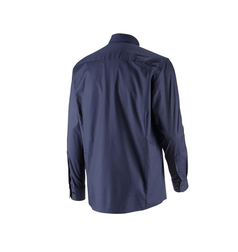 Koszulki | Pulower | Koszule: e.s. Koszula biznesowa cotton stretch, comfort fit + granatowy 5