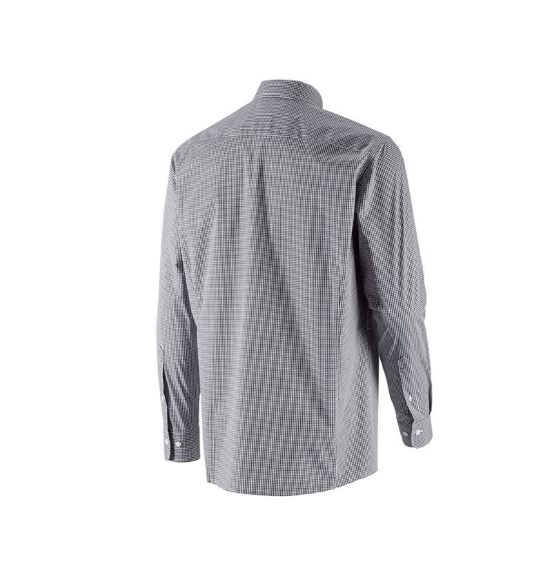 Koszulki | Pulower | Koszule: e.s. Koszula biznesowa cotton stretch, comfort fit + czarny w kratkę 5