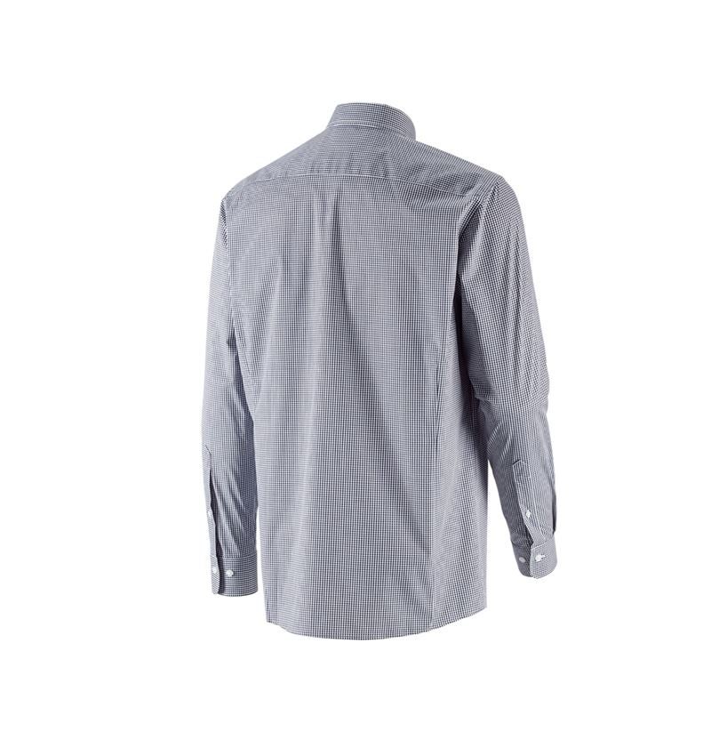 Koszulki | Pulower | Koszule: e.s. Koszula biznesowa cotton stretch, comfort fit + granatowy w kratkę 5