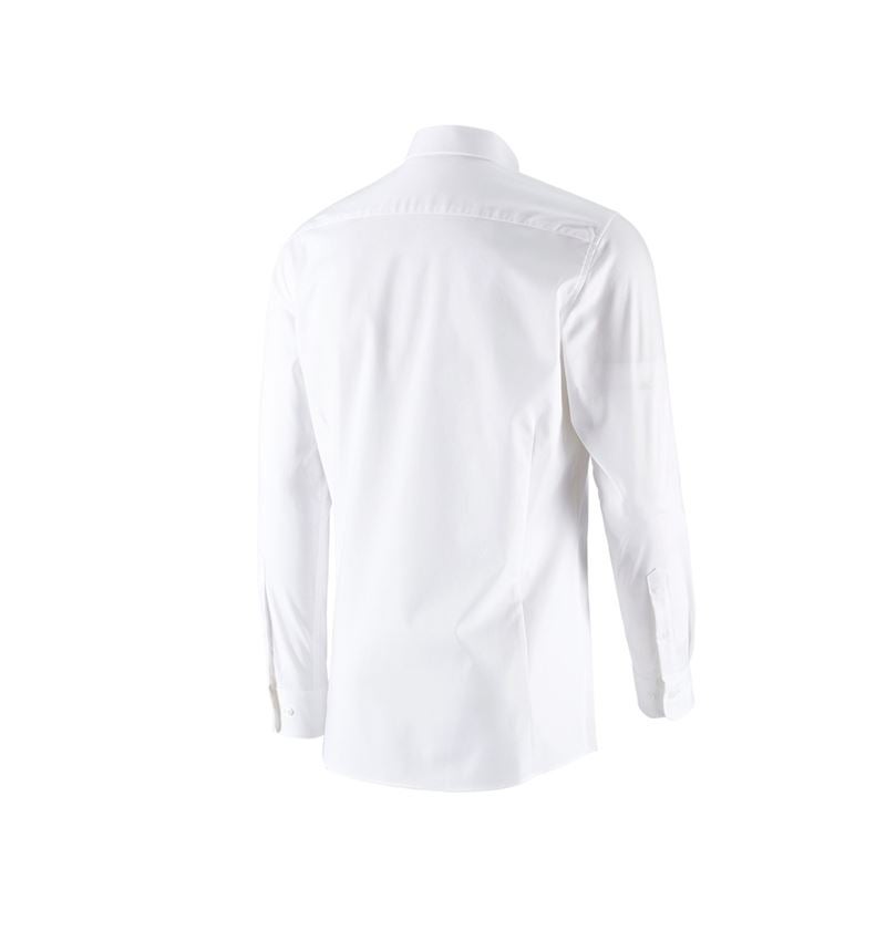 Koszulki | Pulower | Koszule: e.s. Koszula biznesowa cotton stretch, slim fit + biały 5