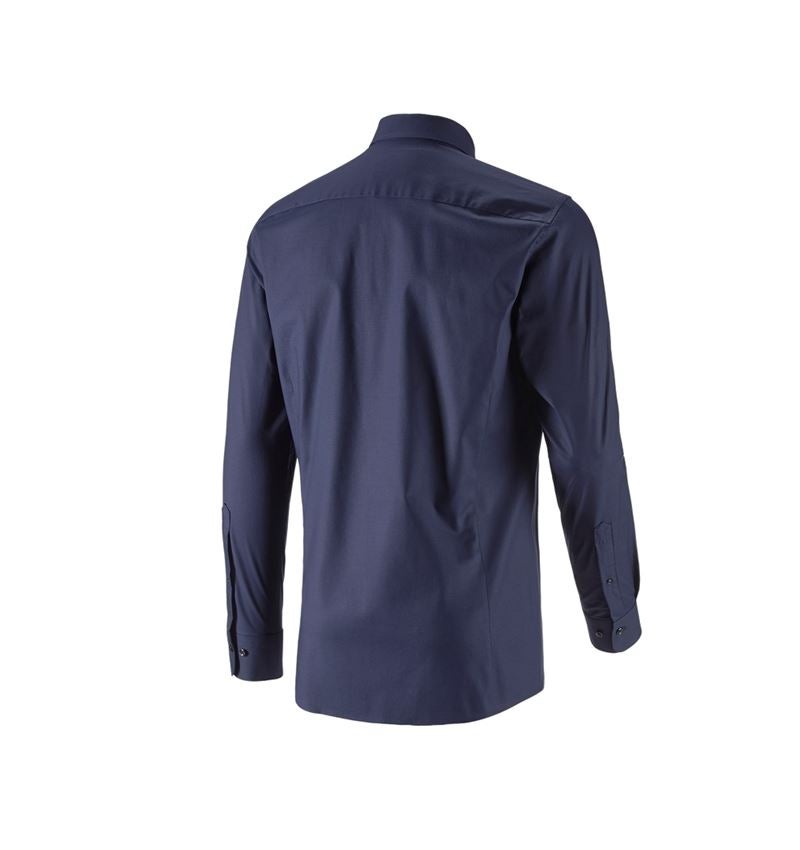 Koszulki | Pulower | Koszule: e.s. Koszula biznesowa cotton stretch, slim fit + granatowy 5
