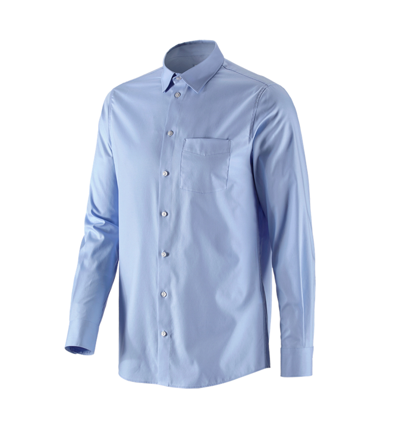 Koszulki | Pulower | Koszule: e.s. Koszula biznesowa cotton stretch regular fit + mroźny błękit 4